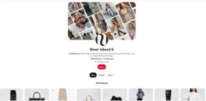 Shoppable content from brands Pinterest