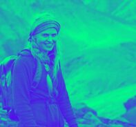 Hiker Standing On Rocky Hillside Depicting Iceland Payment Method