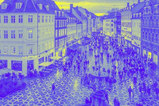 Denmark cityscape representing the most popular payment methods in Denmark.