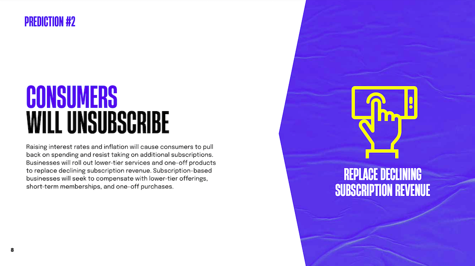 Consumers will unsubscribe.