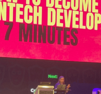 Tiki Lobel, Rapyd R&D Engineering Team Lead, Presenting 'How To Become A Fintech Developer In Seven Minutes' At The Summit