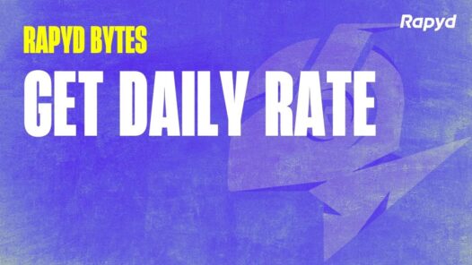 Rapyd Bytes: Get Daily Rate