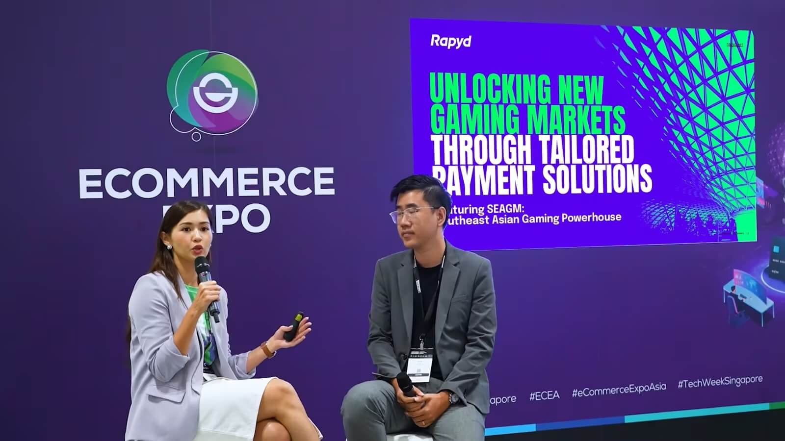 2 speakers talk about the unlocking new gaming markets topic