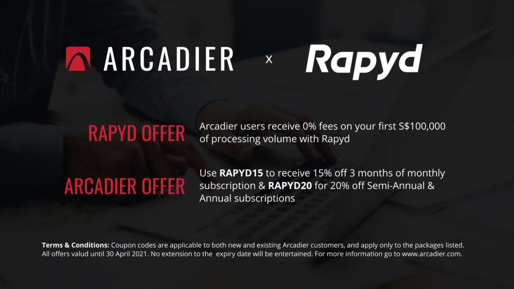 Rapyd and Arcadier Offers