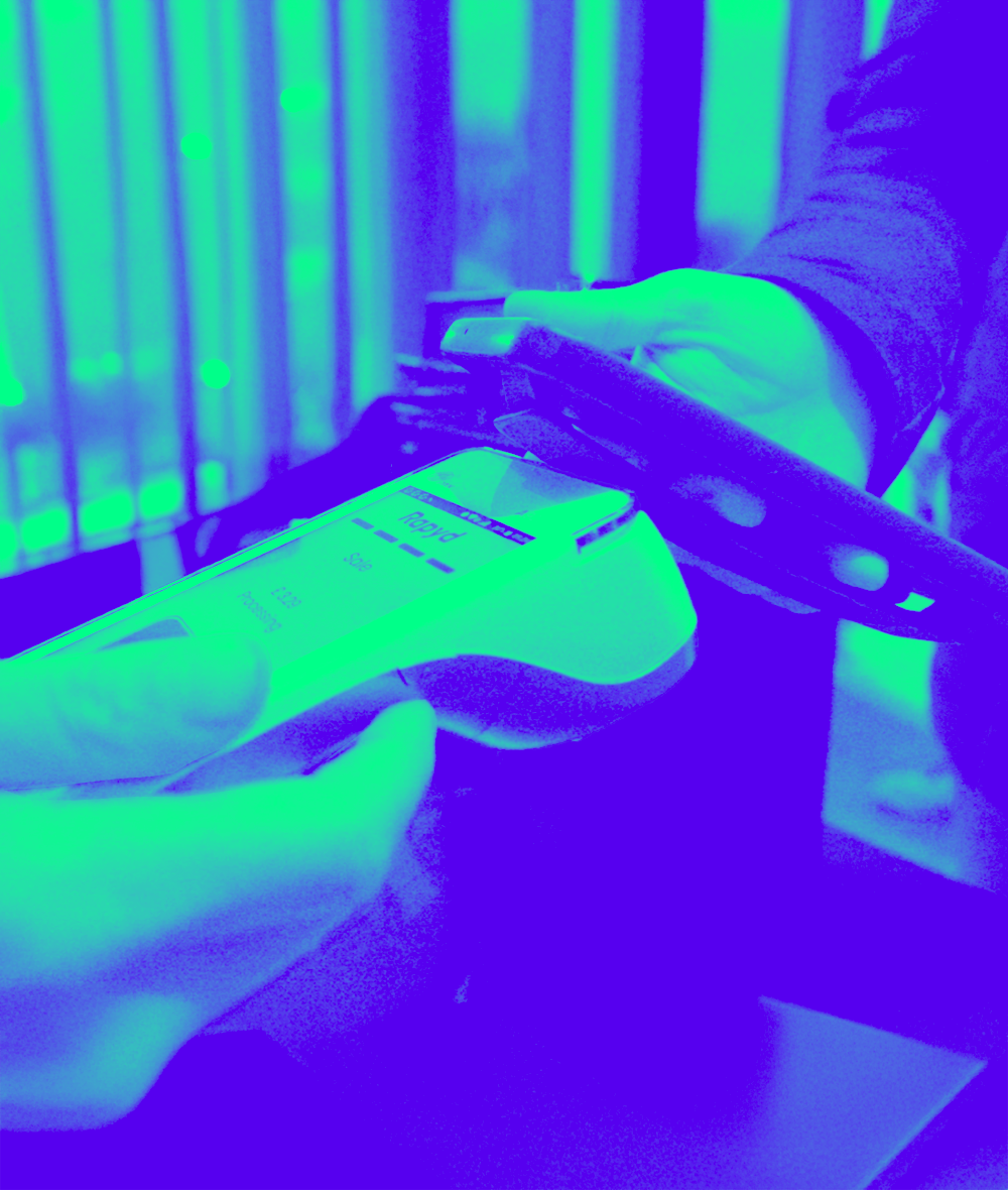 Pax A920 with Rapyd logo