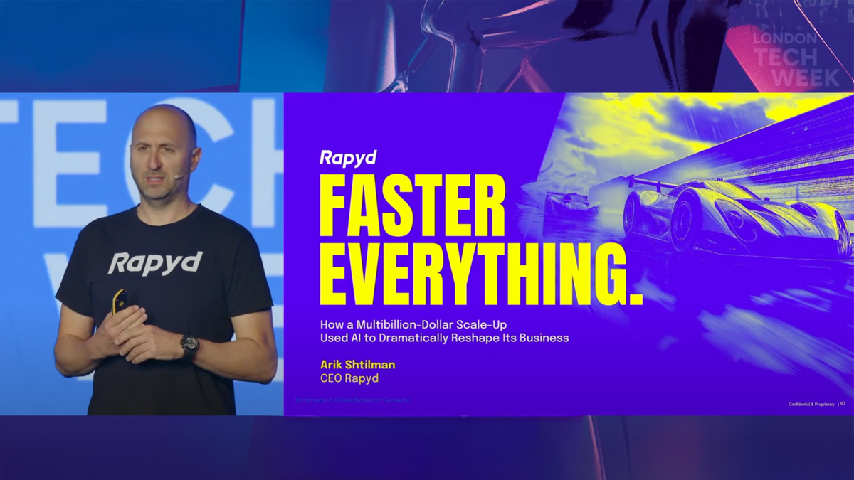 Arik Shtilman, Faster everything, London Tech Week