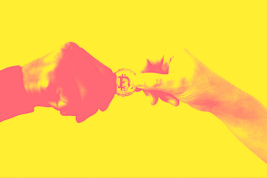 2 hands are trying to to take the stablecoin