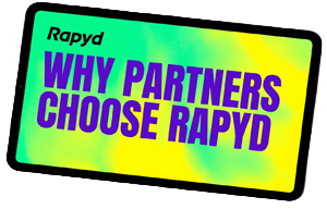 Why partners choose Rapyd inside a tablet