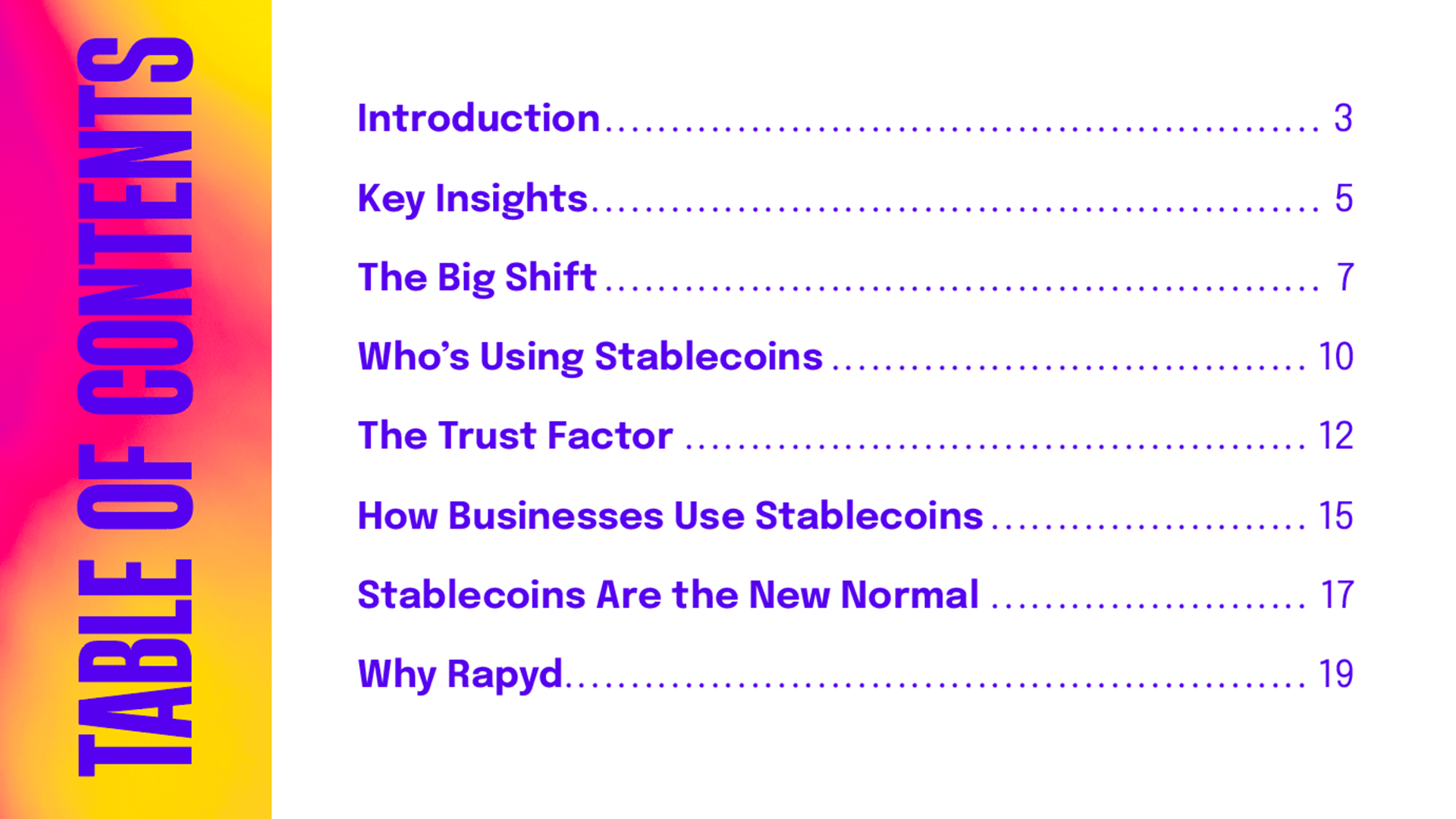 Spy eBook table of contents