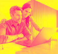 Couple transfers money using A2A payments method