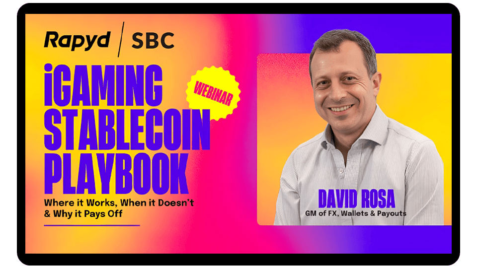 iGaming stablecoin playbook inside a tablet