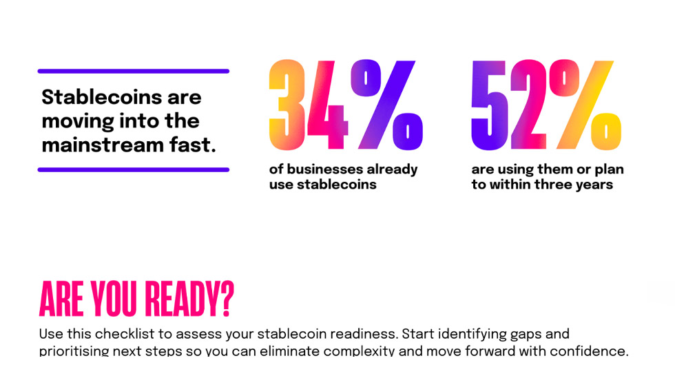 Stablecoins are moving into mainstream fast